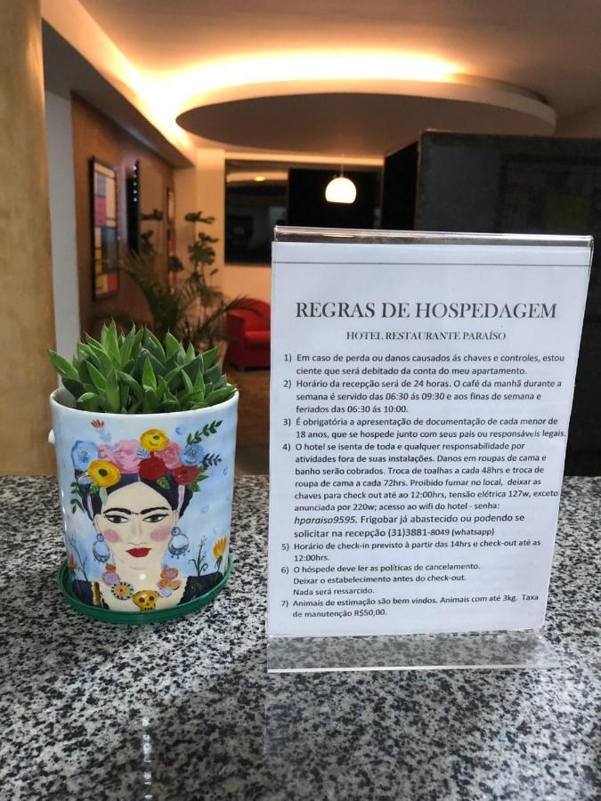 Hotel & Restaurante Paraiso Ponte Nova - Proximo A Faculdade Dinamica Eksteriør billede